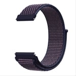 SQWK Nylon Band Watchband Smart Watch Replacement For Garmin Vivoactive 4s/4 Bracelet Wristbands Strap 18mm navy blue