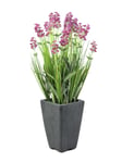 EUROPALMS Lavender, artificial plant, rose, in pot, 45cm, Europalms lavendel, ros, i kruka, 45cm