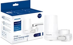 PHILIPS On Tap Water Filter, X-Guard vertical, White