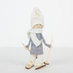 Creative Christmas Mini Ski Dolls Pendant Doll Ornament E As Shown