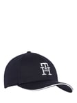 Tommy Hilfiger Preppy Monogram Logo Baseball Cap, Space Blue
