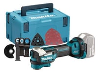 Makita Multicutter Med Verktygslöst Snabbt Bladbyte Inkl. Tillbehör - Solo