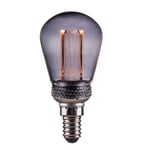 PR Home Ledlampa Edison rök E14 1,0w 20lm 2000k dim