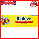 Ibuleve Max Strength Pain Relief 10% Ibuprofen Gel, Maximum 50 g (Pack of 1) New