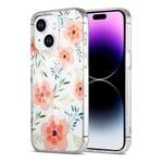 iPhone 13/14 Mobilskal MagSafe - Blommor Rosa multifärg