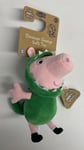 Peppa Pig George Dinosaur Outfit Costume Soft Toy Plush Carry Size New