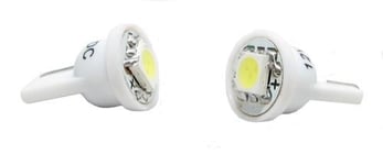 LED Positionsljus, Sockel W5W, 1-LED (2-Pack) Vit