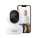 Reolink Caméra Surveillance Série E1 P61 4MP 2,4-5GHz WiFi Interieure,Pan&Tilt,Détection de Mouvement pour Bébé, Vision Nocturne