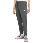 Nike NSW Club Pantalon de survêtement pour Homme, Homme, Pantalon de Jogging, BV2762, Gris Anthracite/Blanc., XS