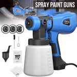 Paint Sprayer HVLP Electric Spray Gun Kit Handheld Wall Fence Ceiling Decking