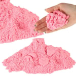 Kinetisk sand 1kg i påse rosa