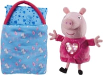 Peppa Pig Sleepover Super Soft Cuddly Toy Wearing Pajamas - Pink