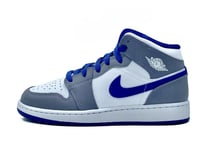 Nike Air Jordan 1 Mid True Blue - Cement Grey GS Sneaker DQ8423-014 Size Uk 4