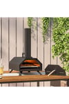 Cast Iron Countertop Pizza Oven with Pizza Stone and Chimney