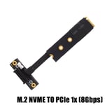 M1AC 15cm Adaptateur d'extension M.2 NVMe / PCIe X4 vers PCI Express X4, carte graphique PCIe X4 SSD RAID, LAN Nipseyteko