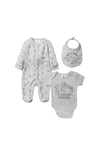 Tom and Jerry Print Cotton 3-Piece Baby Gift Set