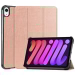 iPad Mini 7th Gen (2024) Fodral Tri-fold Rosa