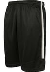 Urban Classics Knälånga shorts med rand herr (Svart/grå,4XL)