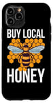 Coque pour iPhone 11 Pro Buy Local Honey Apiculteur amusant