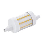 EGLO Ampoule tube LED R7S, lampe crayon dimmable avec éclairage 360°, 8 watts (équivalent 68 watts), 950 lumens, épi de maïs, blanc chaud, 2700 Kelvin, Ø 2,9 cm, 7,8 cm