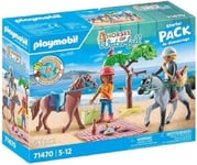 Playmobil 71470 Horses of Waterfall: Horse Riding Trip Starter Pack, horse toy, fun imaginative role-play, playsets suitable for children ages 4+