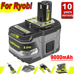 18V 9.0Ah Lithium Battery For Ryobi P108 ONE+ Plus RB18L50 RB18L40 P104 P109 UK