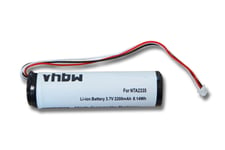 vhbw Batterie 2200mAh (3.7V) pour haut-parleur Logitech Pure-Fi Anywhere Speaker 2nd MM50 remplace NTA2335.