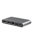 StarTech.com USB C Multiport Adapter - Dual 4K DP - Windows - 2xA - PD - docking station - 2 x DP