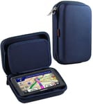 Navitech Dark Blue Hard GPS Carry Case For The TomTom Car Sat Nav GO 520, 5"