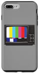 Coque pour iPhone 7 Plus/8 Plus No Signal 70s 80s Television Screen Retro Vintage Funny TV