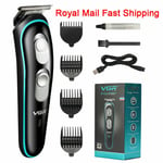 VGR Professional Hair Clippers Mens Barber Set Trimmer Shaver Cutter Kid Body