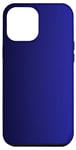 Coque pour iPhone 14 Pro Max Échantillon de couleur dégradé élégant minimaliste mignon bleu noir luxe