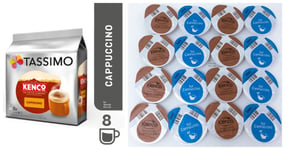 Tassimo T Discs Kenco Cappuccino Coffee Pods 8 Cups Drinks ☕ Sold Loose