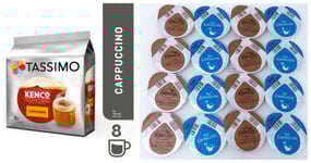 Tassimo T Discs Kenco Cappuccino Coffee Pods 8 Cups Drinks ☕ Sold Loose