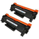2 Black Toner Cartridge compatible with Brother DCP-L2510D DCP-L2530DW HL-L2310D