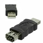 Firewire Ieee 1394 6-stifts hona till USB M hane kabeladapter