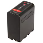 HEDBOX RP-NPF1000 - Batterie Li-ION Super Haute Capacité (77Wh / 10400mAh) avec indicateur de capacité à 4 LED, Remplacement pour Sony NP-F970, NP-F990