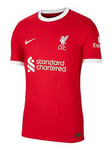 Nike Mens Liverpool Home 23/24 Short Sleeved Vapor Shirt - Red