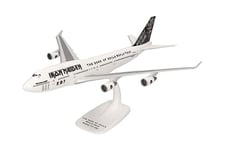 Herpa Maquette Avion Boeing 747-400 (Air Atlanta Icelandic) Iron Maiden Ed Force One World Tour 2016, echelle 1/200, Snap-fit Model, pièce de Collection, d'avion avec Support, Figurine Plastique