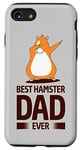 Coque pour iPhone SE (2020) / 7 / 8 Best Hamster Dad Ever Dabbing Hamster doré