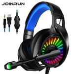 Casque de jeu A20 PS4 casque stéréo RVB avec micro pour Xbox One ordinateur portable tablette Gamer