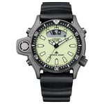 Citizen Watch Aqualand I New Edition Full Lume Lime 200mt Silicone Strap JP20...