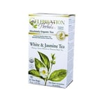 Organic White & Jasmine Tea 24 Bags By Celebration Herbals