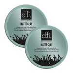2-pack D:fi Matte Clay 75g grå