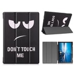 Lenovo Tab M10 FHD REL cool pattern leather flip case - Angry Face
