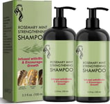 Rosemary Mint Strengthening Shampoo, Rosemary Scalp & Hair Oil for Healthy Hair