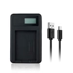 Voltsy | Battery Charger for Nikon D5500, D5600, DF Camera – Works with USB Plug | Computer | Power Bank - Smart Battery Charge Status Display