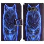 TienJueShi Wolf Fashion Style Book Stand Flip PU Leather Magnet Card slot Protector Phone Case For Doro 7010 2.8 inch Cover Etui Wallet