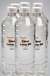 CLEARCRAFT SMOKELESS AND ODOURLESS CLEAR LAMP OIL - 1 LITRE with FREE FUNNEL (6)