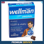 NEW Vitabiotics Wellman Original Multi Vitamin Minerals for Men 30's